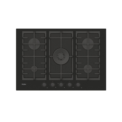 Encimera Cristalgas 5 Fuegos 75cm Haier HAVG75S2B