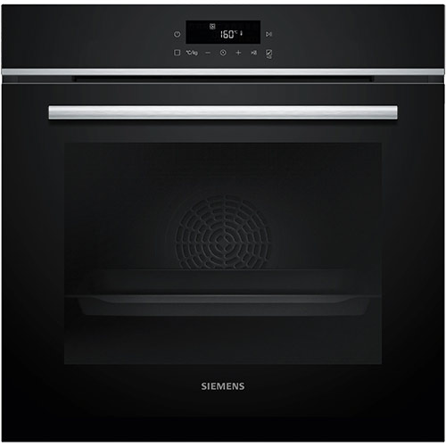 Horno Multifunción 60cm 71L Siemens HB572AES4 Pirolítico Negro A+