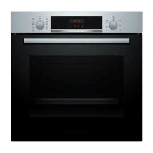Horno Multifunción 60cm 71L Bosch HBA574ES3 Pirolítico Inox A+