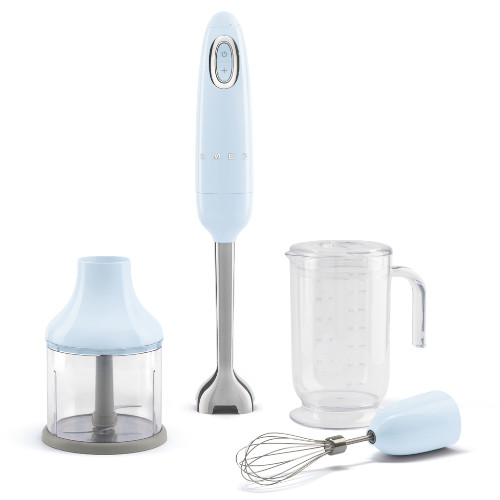 Batidora de mano 700W Smeg HBF03PBEU Accesorios Azul Pastel