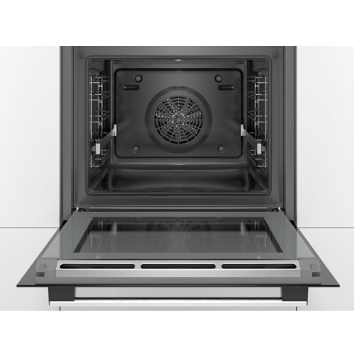 Horno multifunción 60cm 71L Bosch HBG5780S0 Pirolítico Inox Negro Clase A - foto 2