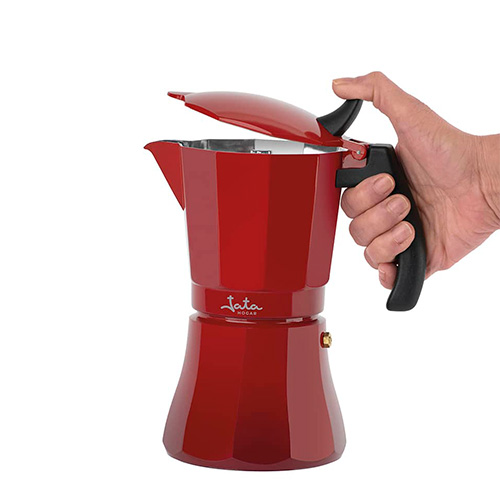 Cafetera 12 tazas Jata HCAF2012 roja apta todo tipo cocinas - foto 2