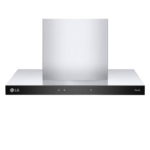 Campanas90cm Decorativas LG HCEZ3626S 800m3h Inox A.