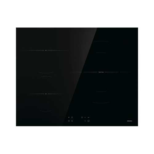Placa de Inducción 60cm 3 Zonas Hisense HI6311BSCE 1 Zona 29 cmNegro
