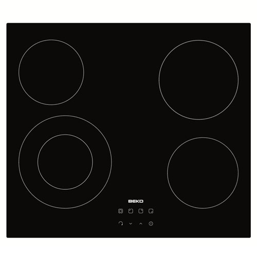 Vitrocerámica 4 zonas 60CM Beko HIC64402E