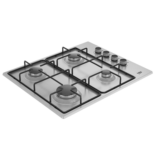 Encimera de gas 4 fuegos 60cm Beko HIGG64103SX Butano - foto 2