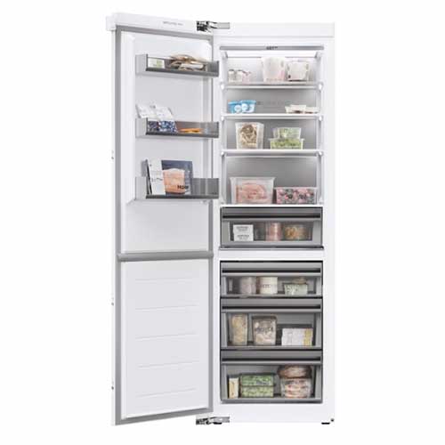 Frigorífico 177x55 1 Puerta Total No Frost Haier HMLT7518EWF Wifi Integrable Blanco Clase E