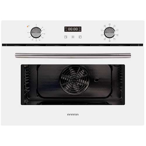 Horno Multifunción 45cm 45L Infiniton HORNO40ACW0 Convección Blanco Clase A