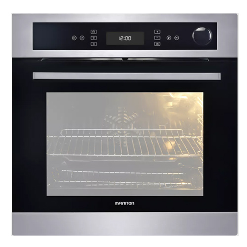 Horno multifunción 60cm 70L Infiniton HORNO67YB1 vapor A inox