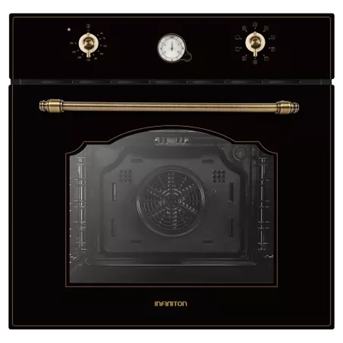 Horno Multifunción 60CM 70L Infiniton HORNORU70 Negro Rustico A.