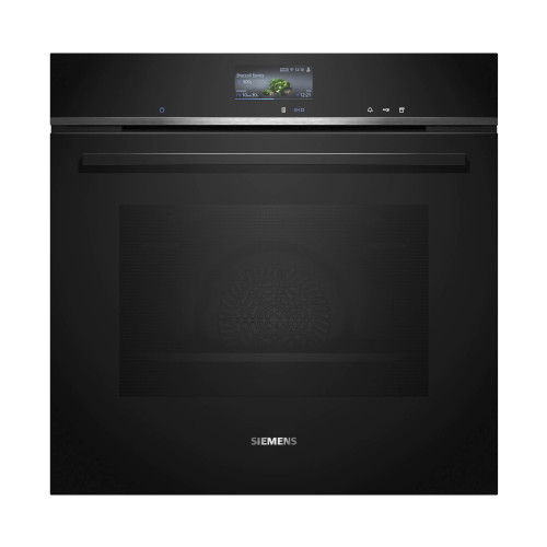 Horno Multifunción 60cm 71L Siemens HR736G1B1 Hidrolítico Vapor Negro A+
