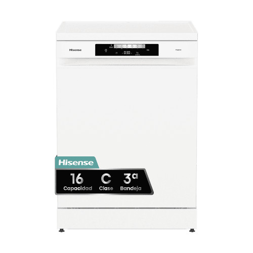 Lavavajillas 60cm 3 Bandeja Hisense Blanco Clase C