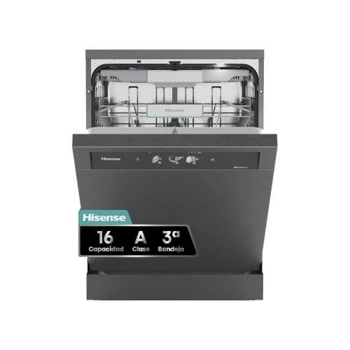 Lavavajillas 60cm Hisense HS693A90ADBX Inox Clase A