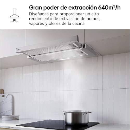 Campana 60cm Integrable LG HT3Z2413S 600m³/h C. - foto 3