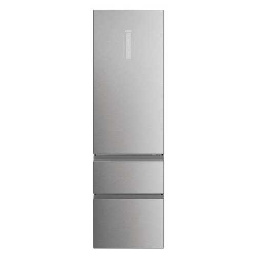 Frigorífico Combi 185X60No Frost Haier HTW5618ENMG 3D Wifi My Zone Inox Clase E