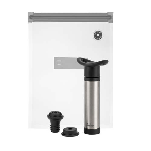 Bomba Vacio Jata HVIN2205 2 Tapones Acero Inox - foto 3