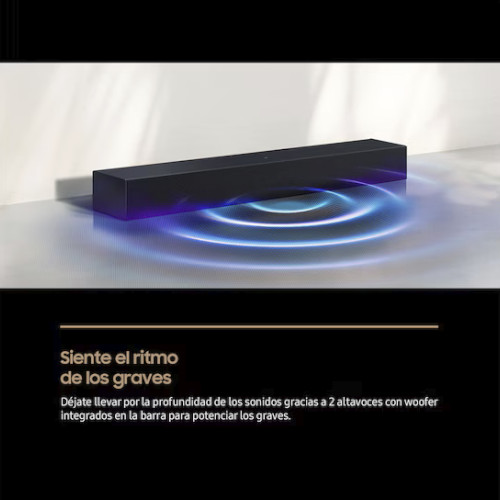 Barra de Sonido 40W Samsung HWB400FZF Dolby 2.0 Con Woofer Integrado Bluetooth - foto 2