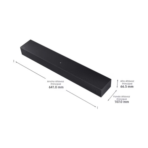 Barra de Sonido 40W Samsung HWB400FZF Dolby 2.0 Con Woofer Integrado Bluetooth - foto 3