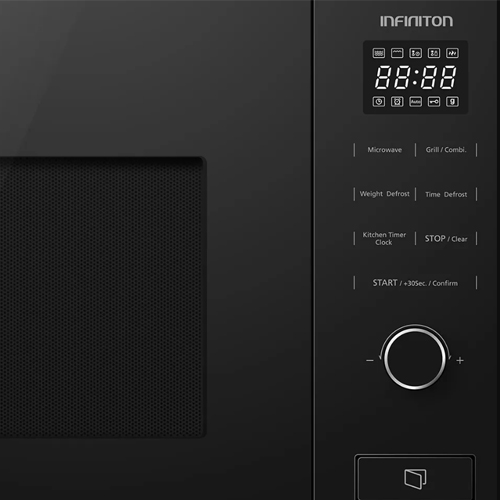 Microondas 20L 800W Infiniton IMWSS20L grill negro integrable - foto 2