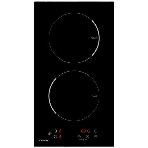 Domino Inducción 2 Zonas 30cm Infiniton IND230N Cristal Negro