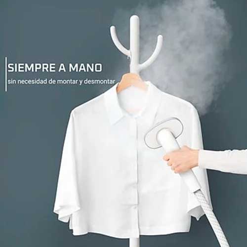 Plancha Vertical 2000W 42GR Rowenta IS3280D1 Origin Home Perchero Blanco - foto 3
