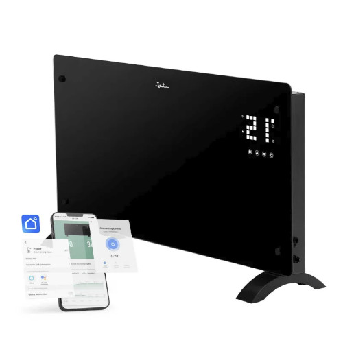 Convector Jata JCRW2520 Wifi Mando Cristal Negro
