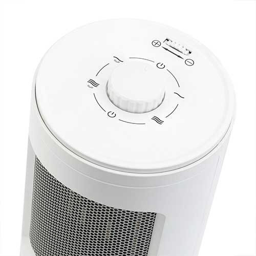 Calefactor Cerámico 1200W Jata JCTC1930 Oscilante Blanco - foto 3
