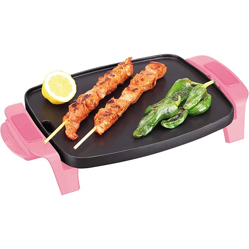 Plancha Asar Mini 1000W Jata JEGR5522 Rosa - foto 2