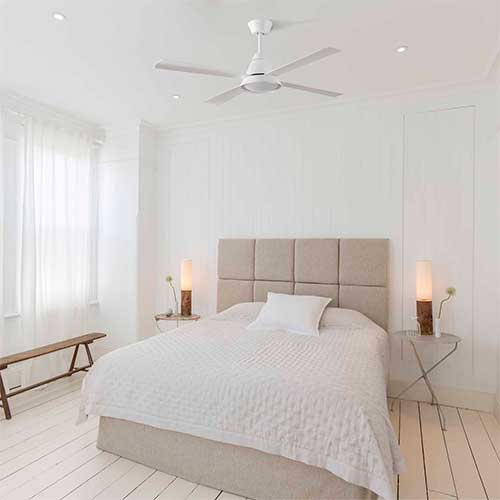 Ventilador Techo 132cm Jata JVTE4235 Motor DC 4 Apas Mando con Luz Blanco - foto 3