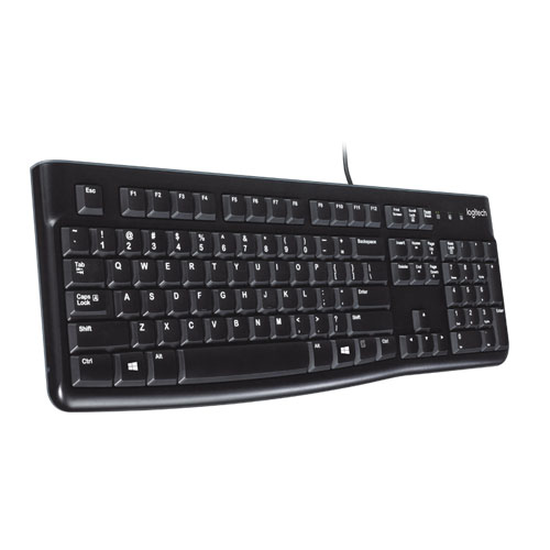Teclado con Cable LOGITECH K120 Usb Negro