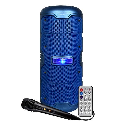 Altavoz bluetooth 50W Infiniton K50 con micrófono azul