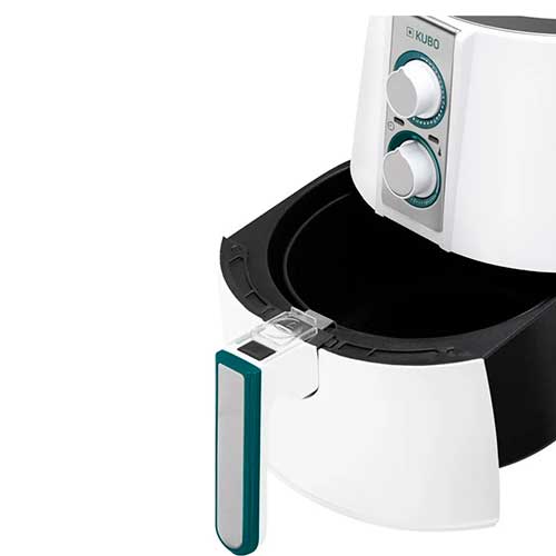 Freidora de Aire 2,5L 1500W Kubo KBAF2173 Blanca - foto 2