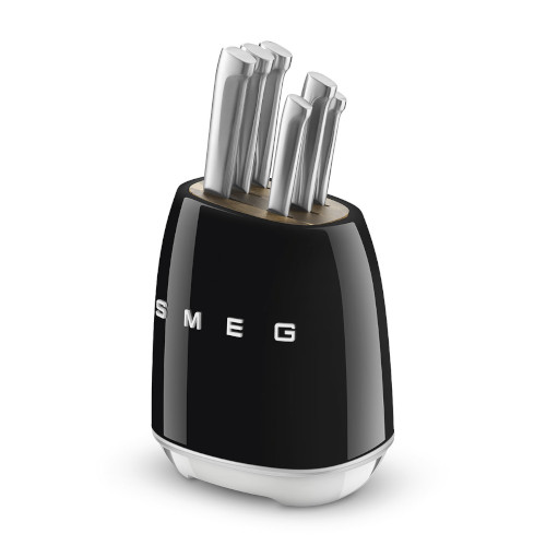 Set de Cuchillos Smeg KBSF02BL Negro