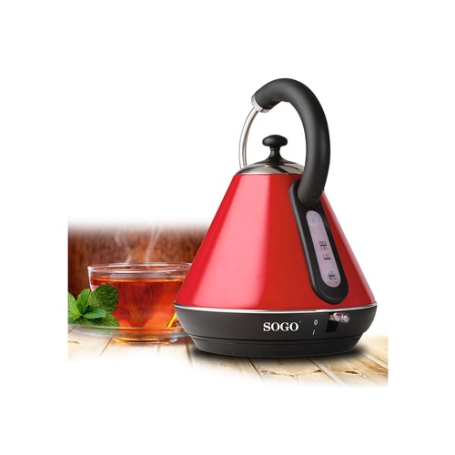Hervidor Tetera 1.8L 2200W Sogo Rojo - foto 2