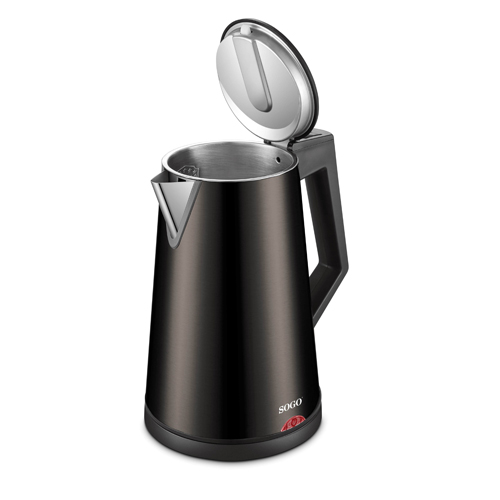 Hervidor de agua 1.7L 1830W Sogo KETSS7705 Negro - foto 2