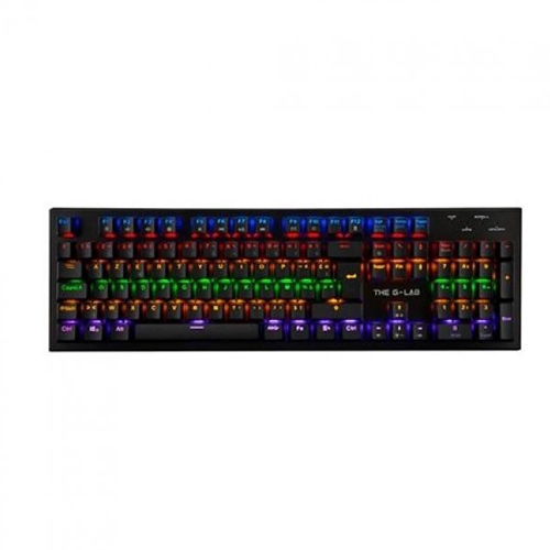 Teclado iluminado RGB gaming iridium GLAB