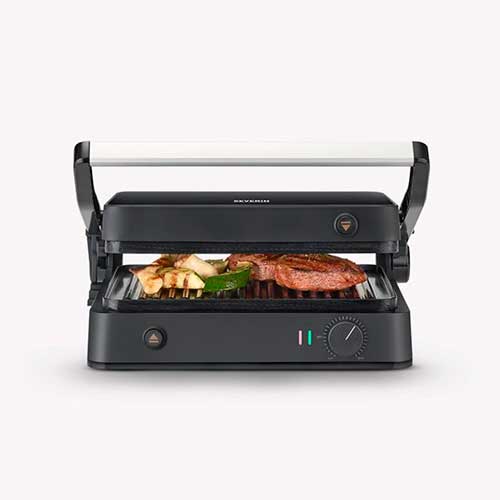 Grill Contacto y Parrilla 1800W Severin KG2398 Placas desmontables Negro - foto 2
