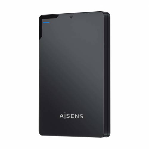AISENS Caja Externa 2,5? 9.5mm SATA a USB 3.0/USB3.1 Gen1, Negra