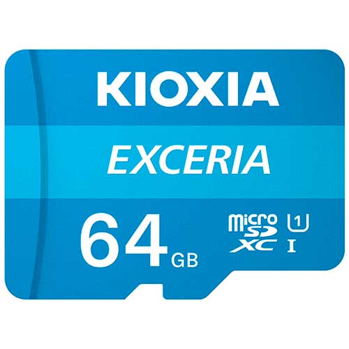 Tarjeta de Memoria 64GB Kioxia Con adaptador