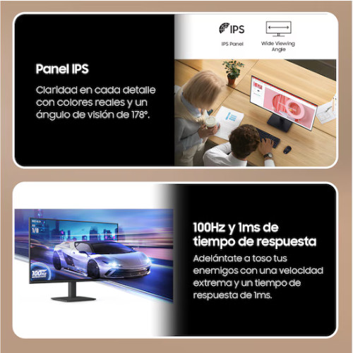 Monitor Curvo 32" Samsung S3(S39GD) IPS visión 178º AMD FreeSync 100Hz - foto 2