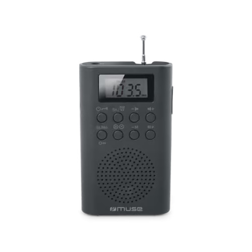 Radio Digital Muse M03R Bolsillo Negro