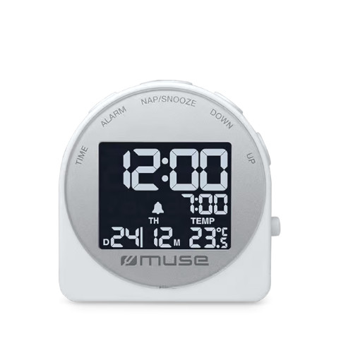 Reloj Digital Muse M09C USB-C Blanco