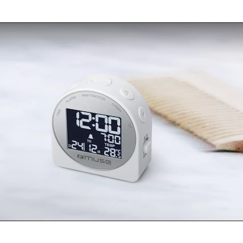 Reloj Digital Muse M09C USB-C Blanco - foto 3