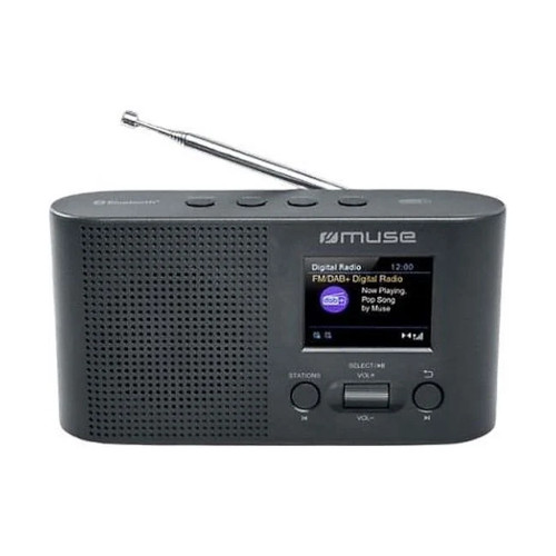 Radio Muse M112DBT Bluetooth Negro