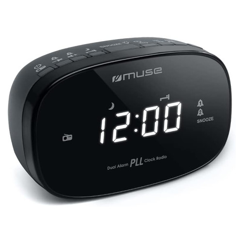 Radio Reloj Muse M155CR Negro