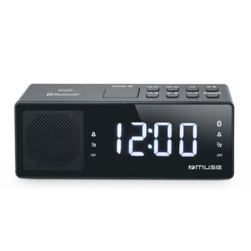 Radio Reloj Muse M172BT Bluetooth Negro