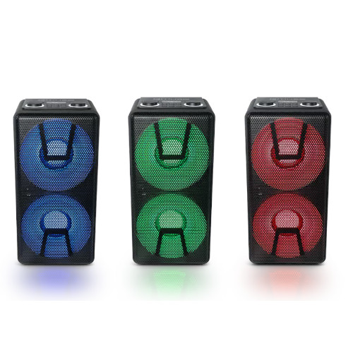 Altavoz 150E Muse M1805DJ Party Box Speaker Bluetooth Bateria Negro - foto 2