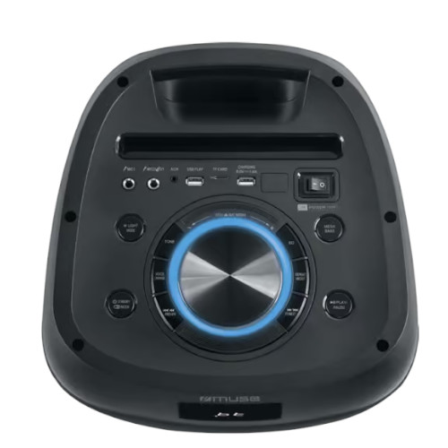 Altavoz 600W Muse M1937DJ Pasty Box Micrófono Bluetooth Negro - foto 2