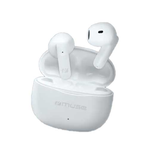 Auriculares Botón Muse M270TWS Bluetooth Blanco