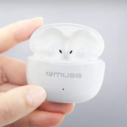 Auriculares Botón Muse M270TWS Bluetooth Blanco - foto 2